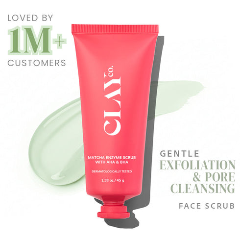 ClayCo Matcha Enzyme Dead Skin Removal Scrub (70g)