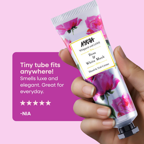 Wanderlust Hand & Nail Creme Rose & White Musk