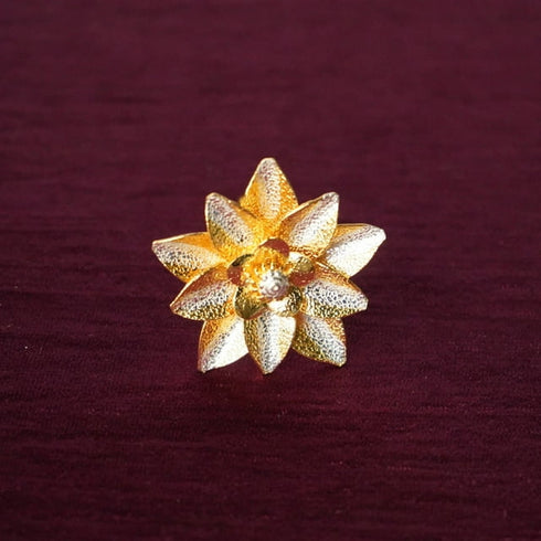 Pure Silver Flower Gold Coated Lotus 8g