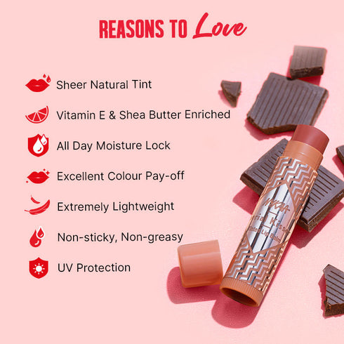 Nykaa Serial Kisser Moisturising Tinted Lip Balm With Shea Butter & Vitamin E