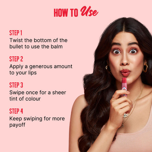 Nykaa Serial Kisser Moisturising Tinted Lip Balm With Shea Butter & Vitamin E