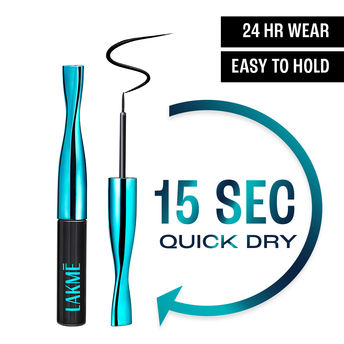 Lakme 9 to 5 Eyeconic Liquid Eyeliner - Intense Black 4.5ml