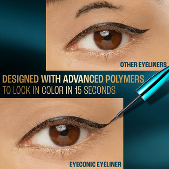Lakme 9 to 5 Eyeconic Liquid Eyeliner - Intense Black 4.5ml