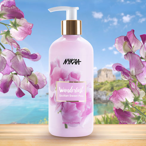 Wanderlust Sicilian Sweet Pea Floral Fragrance Moisturising Body Lotion