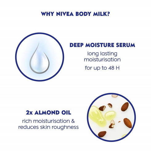 Nivea Nourishing Lotion Body Milk & Soft Light Moisturizing Cream