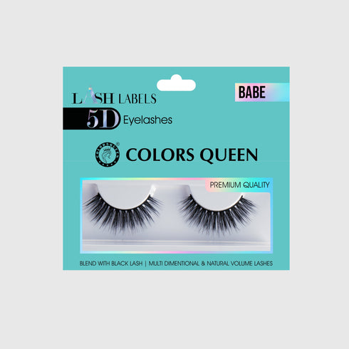 Colors Queen Lash Label 5D Natural Hair Eyelashes | 1 Pair