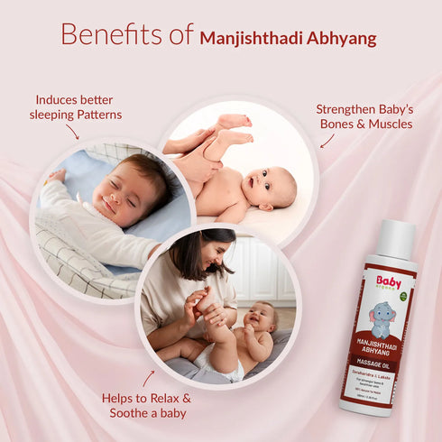 Babyorgano Manjishthadi Abhyang Massage Oil