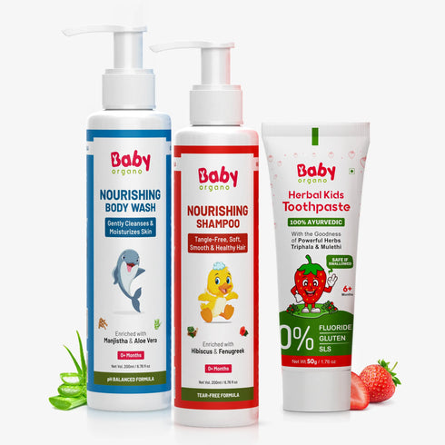 Babyorgano Daily Care Essentials Combo