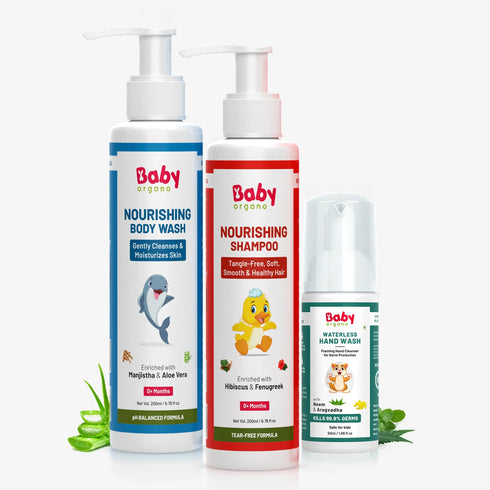 Babyorgano Complete Bath & Hygiene Care Combo