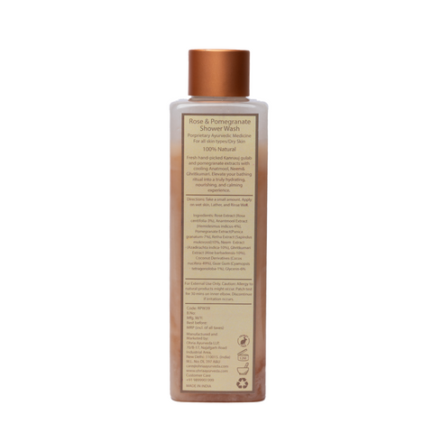 Ohria Ayurveda Rose & Pomegranate Shower Wash