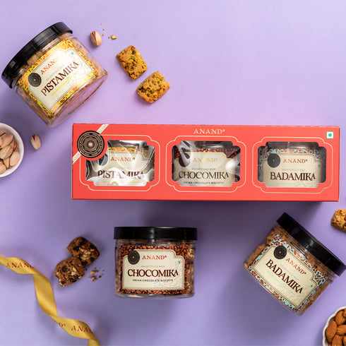 Anand Sweets Premium Biscotti Trio Pack