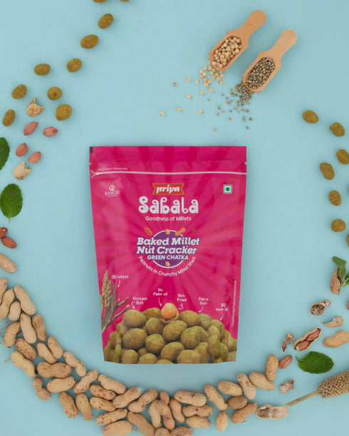 Sabala Millets Green Chatka Nut Cracker