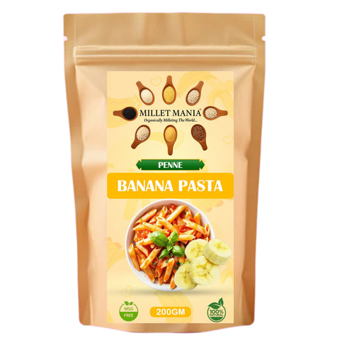 Millet Mania Banana Penne Pasta