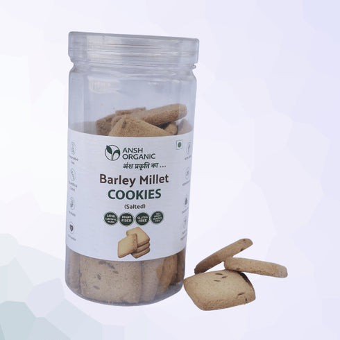 Ansh Organic Barley Millet Cookies | Salted
