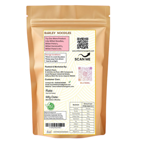 Millet Mania Barley Noodles