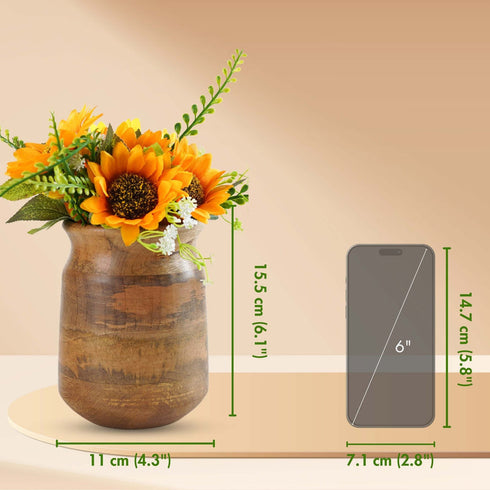 Behoma Wooden Vase