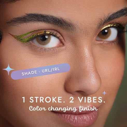 Nykaa Stardust Dual Chrome Eyeliner with Holographic Finish
