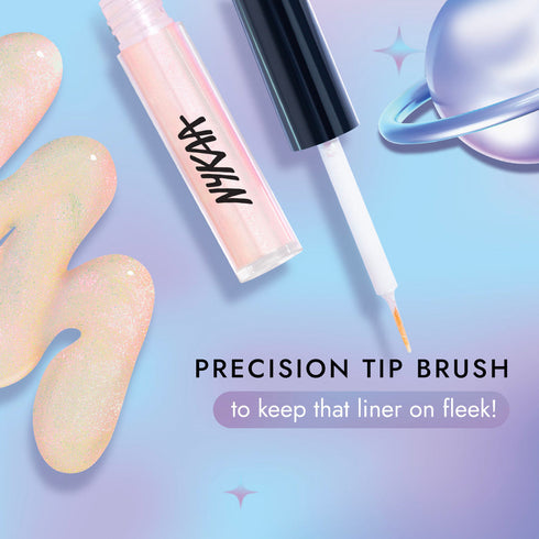 Nykaa Stardust Dual Chrome Eyeliner with Holographic Finish