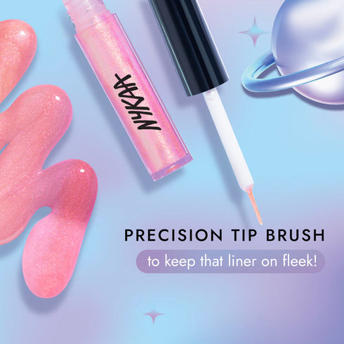 Nykaa Stardust Dual Chrome Eyeliner with Holographic Finish