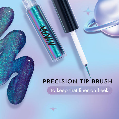 Nykaa Stardust Dual Chrome Eyeliner with Holographic Finish