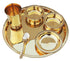 Pure Brass Thali Set 6 Pcs 1.01kg