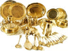 Pure Brass Dinner Set of 51 Pcs. 14.5 kg