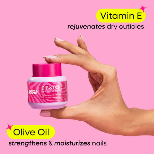 Nykaa Cosmetics Dip | Done Nail Polish Remover