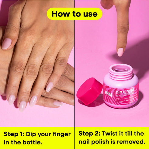 Nykaa Cosmetics Dip | Done Nail Polish Remover
