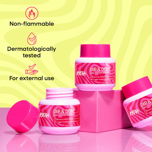 Nykaa Cosmetics Dip | Done Nail Polish Remover
