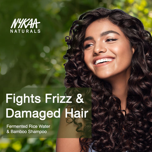 Nykaa Fermented Rice Water & Bamboo Shampoo & Conditioner Combo