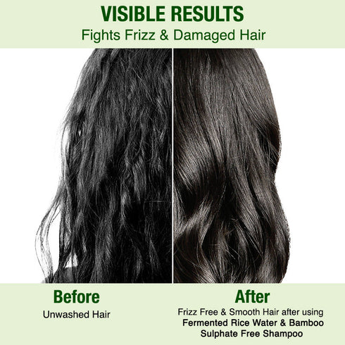 Nykaa Fermented Rice Water & Bamboo Shampoo & Conditioner Combo