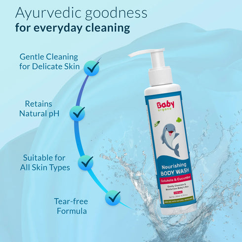 Babyorgano Nourishing Body Wash Kids & Baby Body Wash