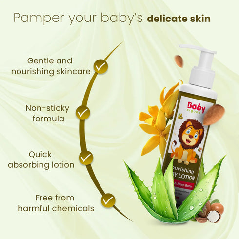 Babyorgano Nourishing Lotion Kids & Baby Lotion 0 15 Years