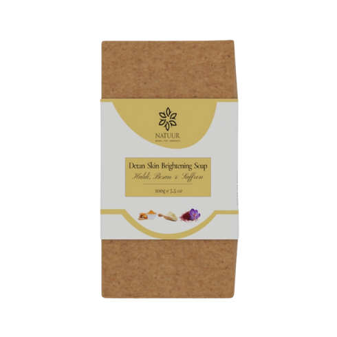 Natuur Chickpea,Turmeric & Saffron Soap Detan 100gm