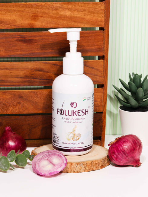 Healing Pharma Follikesh Onion Hair Shampoo with Conditioner