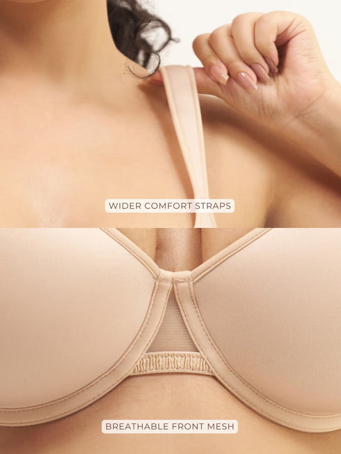UNDERNEAT Perfect Coverage Bra - Black