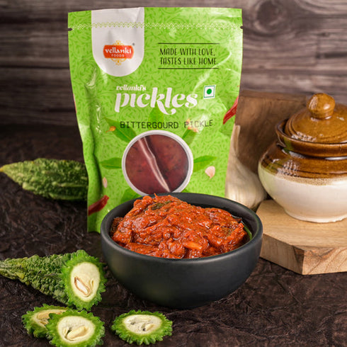 Vellanki Foods Bitter Gourd Pickle | Kakarakaya Pickle