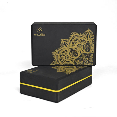 Wiselife Printed Yoga Block