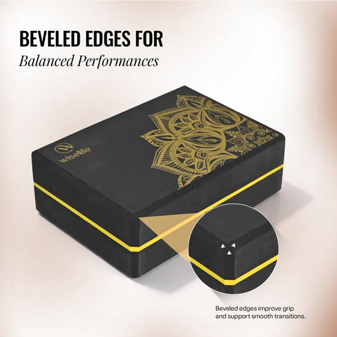 Wiselife Printed Yoga Block