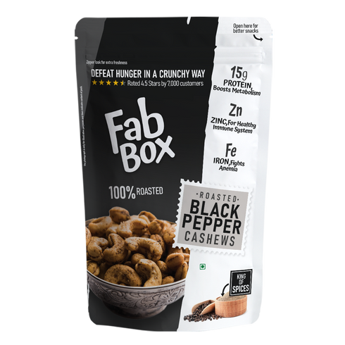 Fabbox Black Pepper Cashews