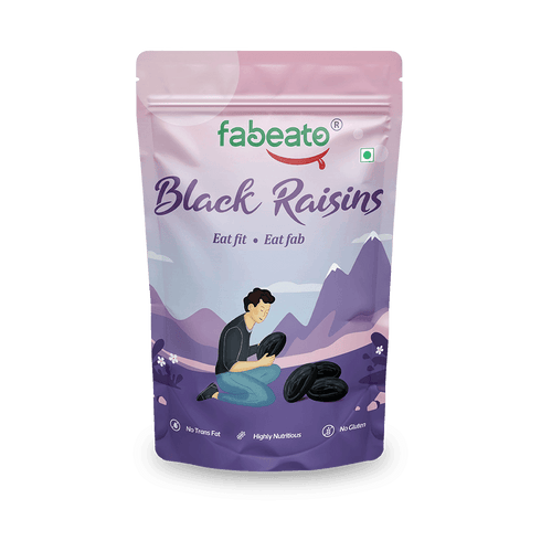 Fabeato Premium Afghani Seedless Black Raisins