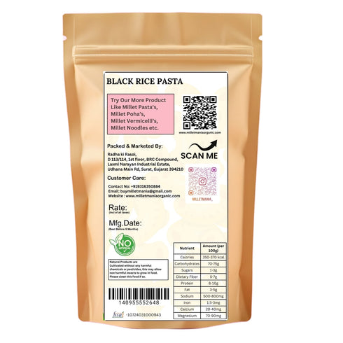 Millet Mania Black Rice Pasta