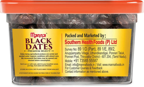 Manna Foods Black Dates