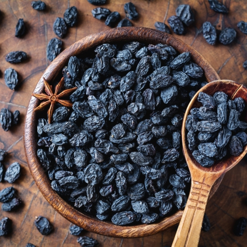 Nutty Yogi Black Raisin 1.5kgs jar Pack of 1 seedless