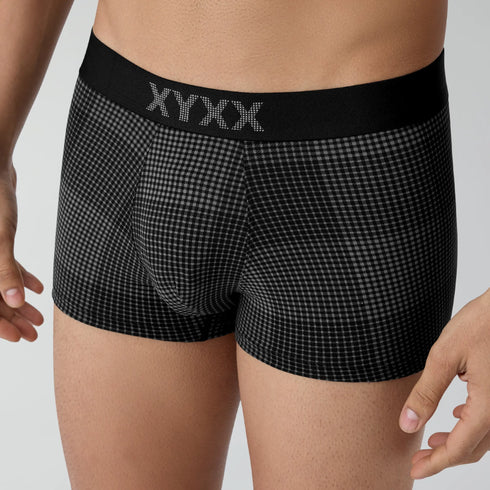 XYXX Quad Cotton Trunks Smoke Black