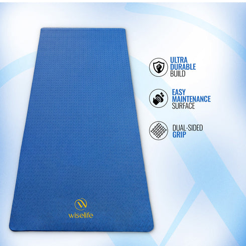 Wiselife Classic TPE Yoga Mat - 10mm