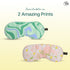 Wiselife Printed Mulberry Silk Eye Mask