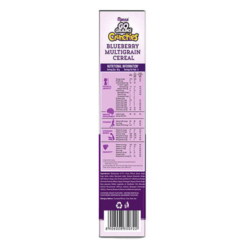 Manna Foods Blueberry Multigrain Cereal for kids (Real Blueberry & Nuts)