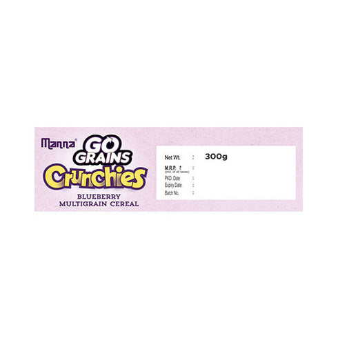 Manna Foods Blueberry Multigrain Cereal for kids (Real Blueberry & Nuts)