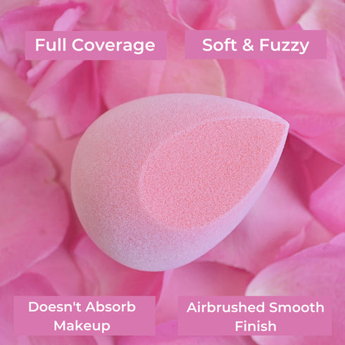 Praush Microfiber Velvet Sponge (Blush) + Microfiber Velvet Sponge (Contour)